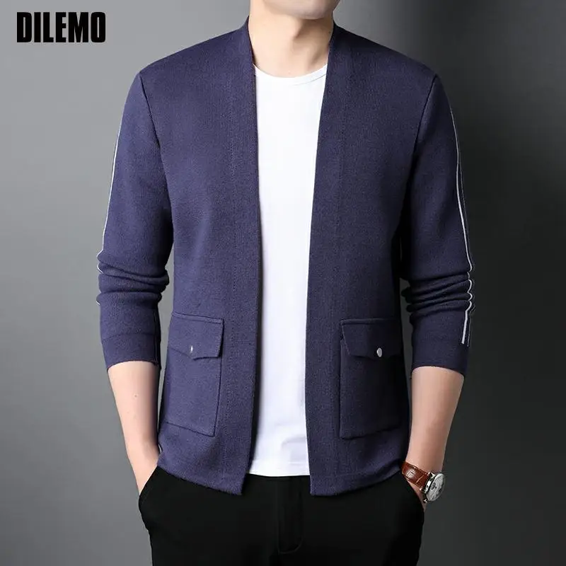 

Top Quality New Brand Fashion Japanese Knit Streetwear Cardigan Men Sweater Casual Coats Jacket Autum Winter Men's Clothing