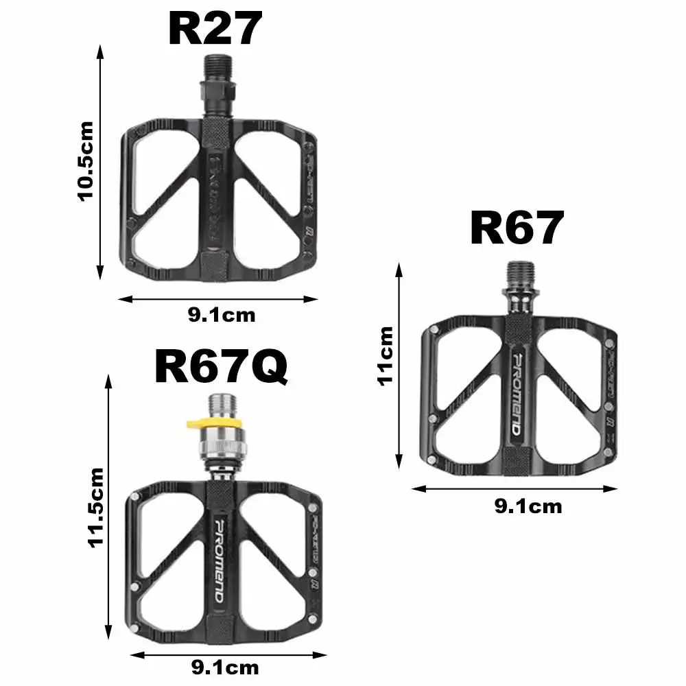 

Bike Pedals Anti-slip Ultralight Bicycle Pedal Quick Release Pedal Flat MTB 3 Bearings Pedal for Mountain Road Bike Accessories