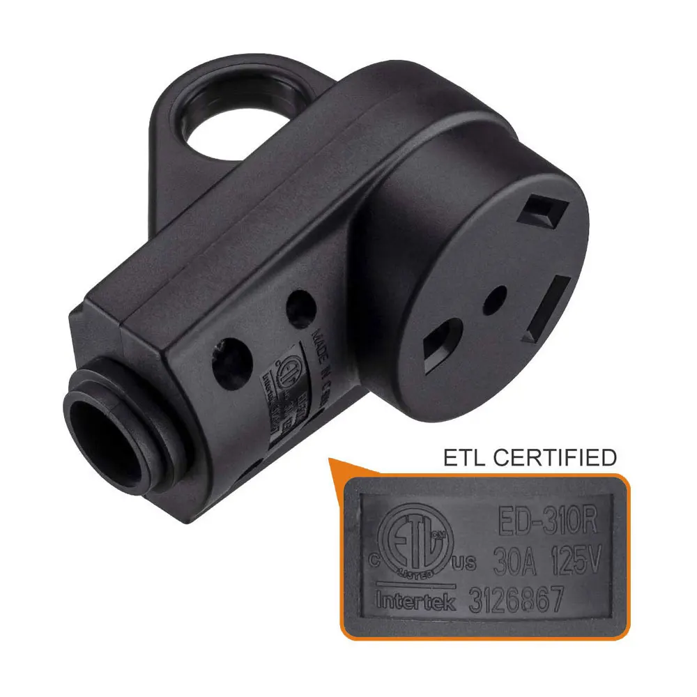 Iztoss 30 Ампер RV штепсельная вилка электрическая адаптер с ручкой (мама вилка) |