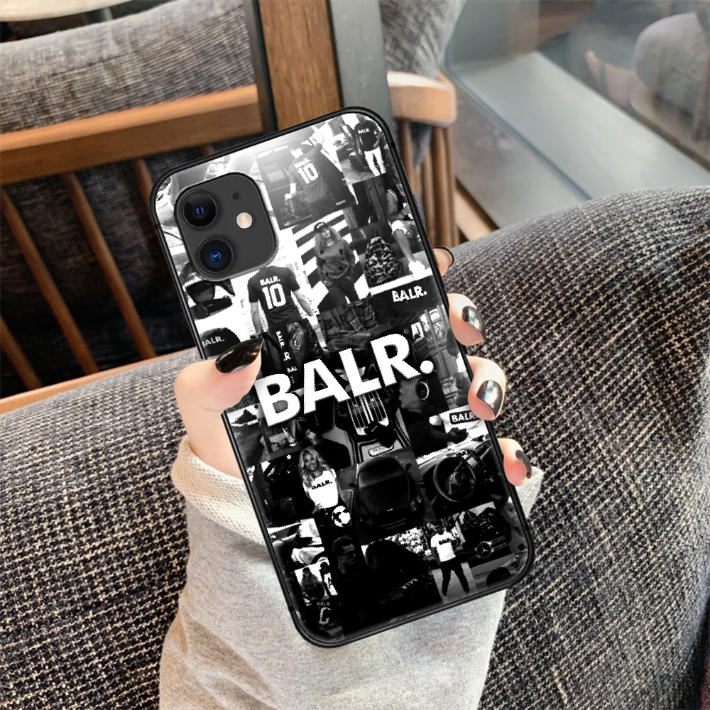 

Life Of A BALR Phone Case Cover Hull For iphone 5 5s se 2020 6 6s 7 8 12 mini plus X XS XR 11 PRO MAX black Coque Silicone Cell