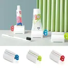 Бытовая зубная паста с зажимом, портативный выдавливатель, ручной, принадлежности для ванной, пластиковая зубная паста, очищающее средство для лица