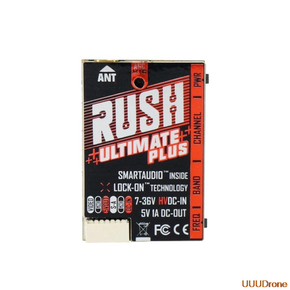 Видеопередатчик RUSH TANK Ultimate PLUS VTX 5 8 ГГц 48 каналов 2 8s 800 МВт с интеллектуальным