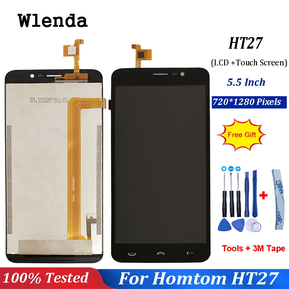 Для Homtom HT27 ЖК-дисплей Дисплей + инструмент для ремонта сенсорного экрана в сборе