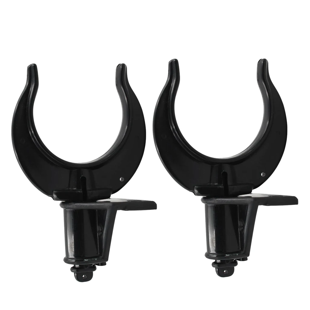 

2 Pieces Black Oar Lock Rowlocks For Boat Marine Kayak Canoe