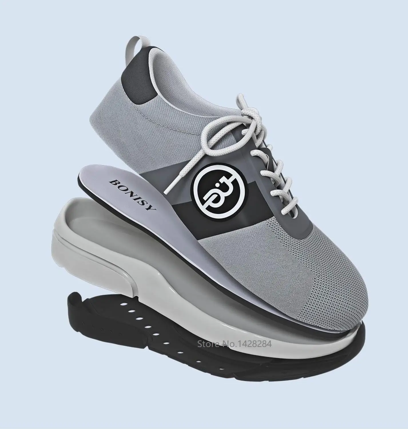 Кроссовки Youpin мужские сетчатые легкие дышащие спортивная обувь из ТПУ и ПУ с