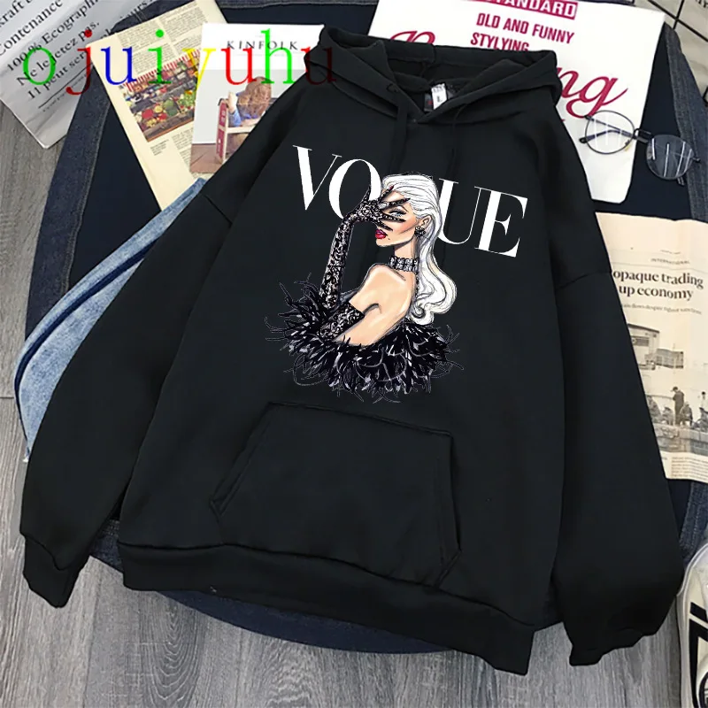 Fashion Streetwear Hoodie for Women Fashion Print Winter Sweatshirt Oversized Sweetshirt Harajuku Vintage Unisex Mens Hoodies