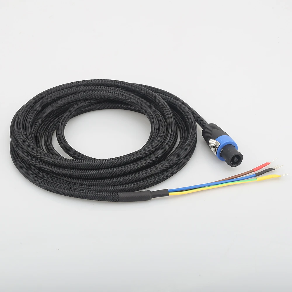 HiFi SBC01 Subwoofer cable 3 Wire Sub Speaker Cable Speakon to Spade end for REL/MJ Acoustics | Электроника