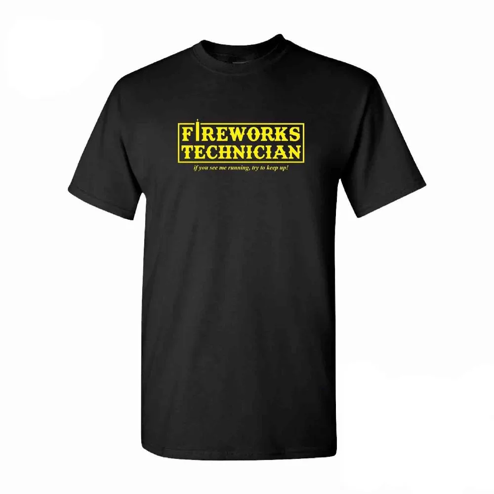 

2020 Men 100% Cotton Fireworks Tech T-Shirt - Fourth of July Fireworks 4Th - Great Gift Idea Novelty Funny Tshirt Sayings
