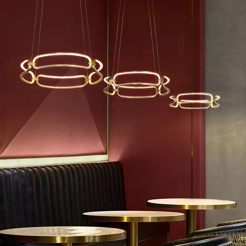 

Living room chandelier 2020 new simple atmosphere, household Nordic round creative art, modern light luxury lamps