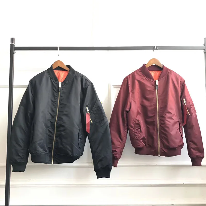 Куртка-бомбер MA-1 с вышивкой Повседневная Верхняя одежда для мужчин и женщин