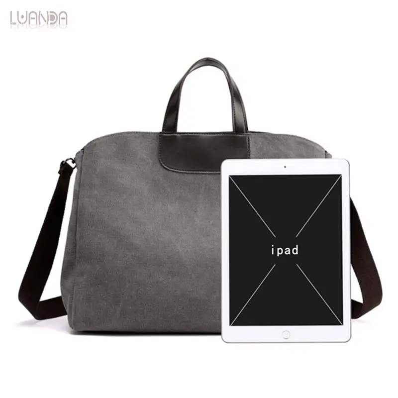 Холщовая Повседневная Сумка тоут женская модная вместительная сумка для