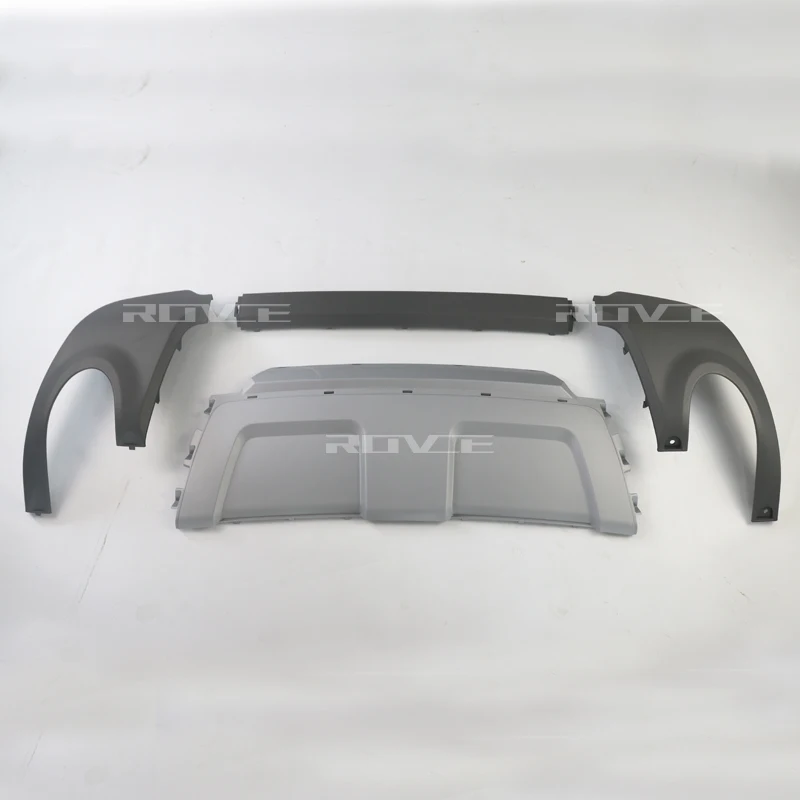 ROVCE Rear Bumper Insert Exhaust Tube Cover For Range Rover Evoque Prestige Base Model  2012-2019