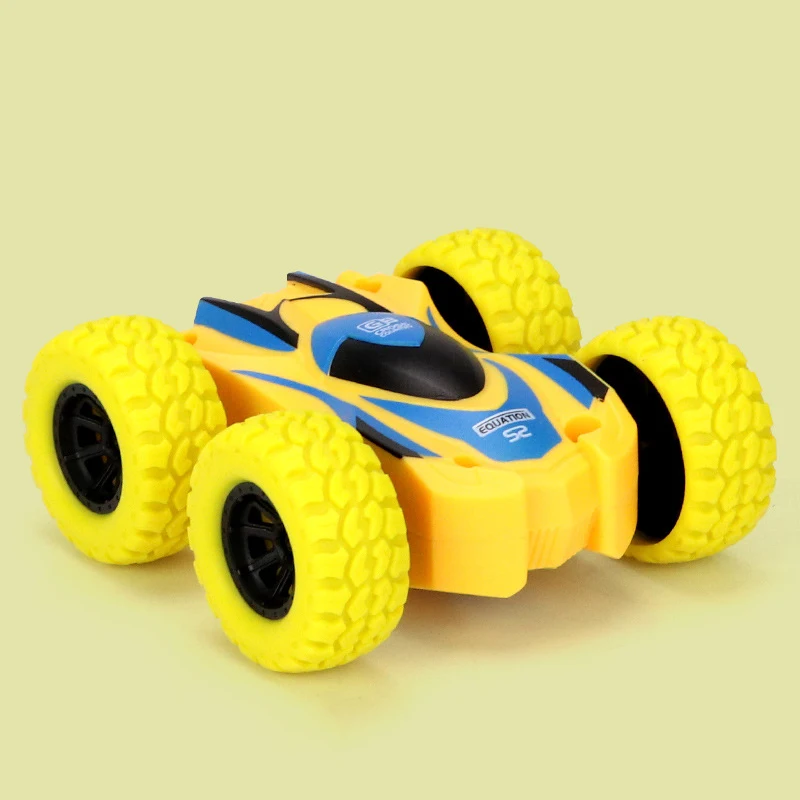 Новый инерционный двухсторонний трюковый автомобиль Детская осенняя игрушка