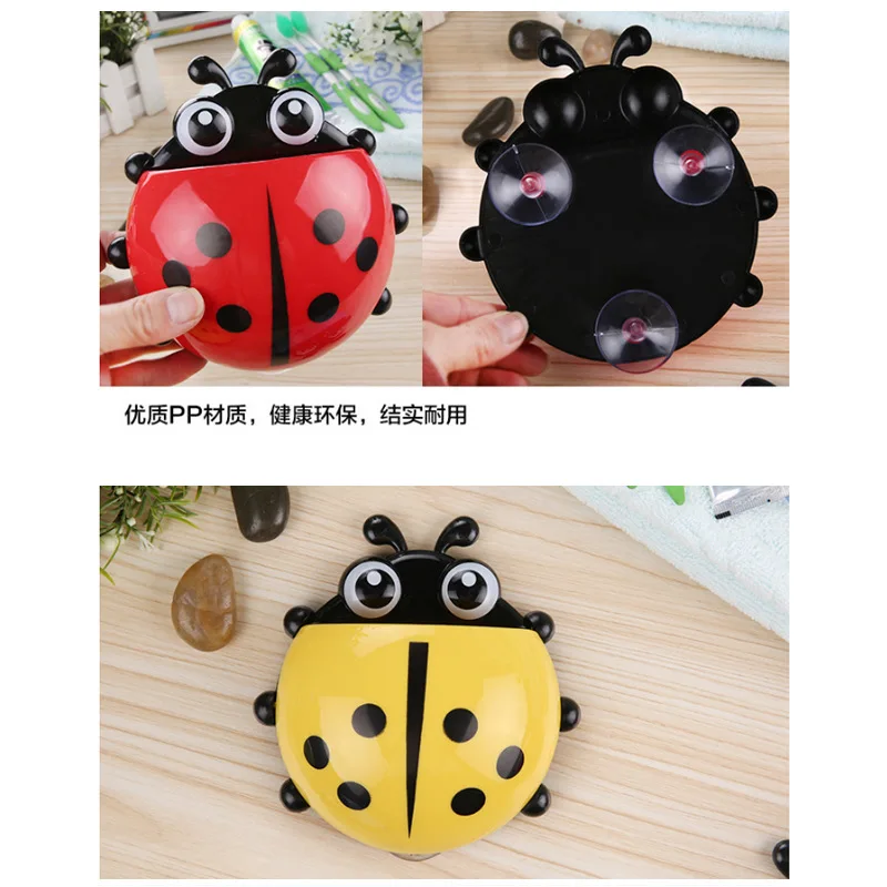 Настенные присоски для ванной комнаты зубная паста с божьей коровкой бытовые