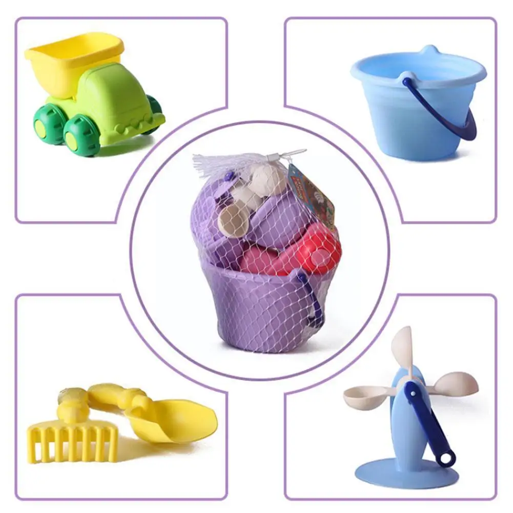 

Beach Toys For Kids Baby Beach Game Toy Children Sandbox Summer Gifts Set Cart Kit Kids Play Sand Toys Play Water For Beach O8J4