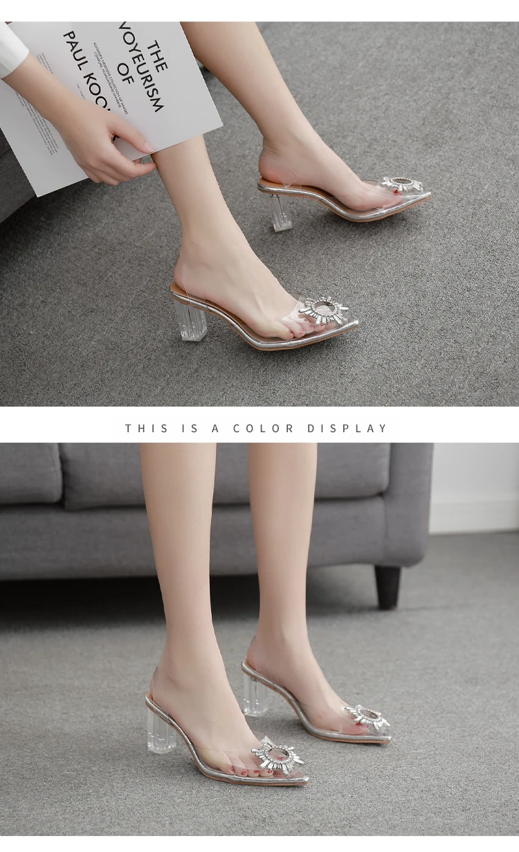 Sexy Ladies Shoes Platform Comfortable Shine Bling Bohemian Sandals for Women Shoes Square High Heels Silver Women Sandals