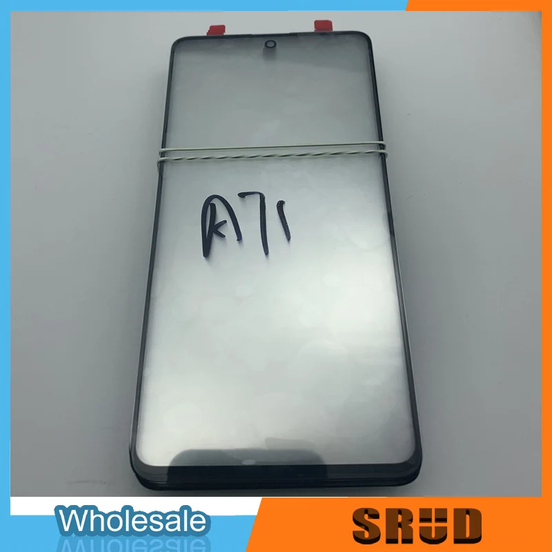 Внешнее стекло для Samsung Galaxy A11 A31 A41 A51 A71 ламинированное OCA клеем ЖК экран передняя