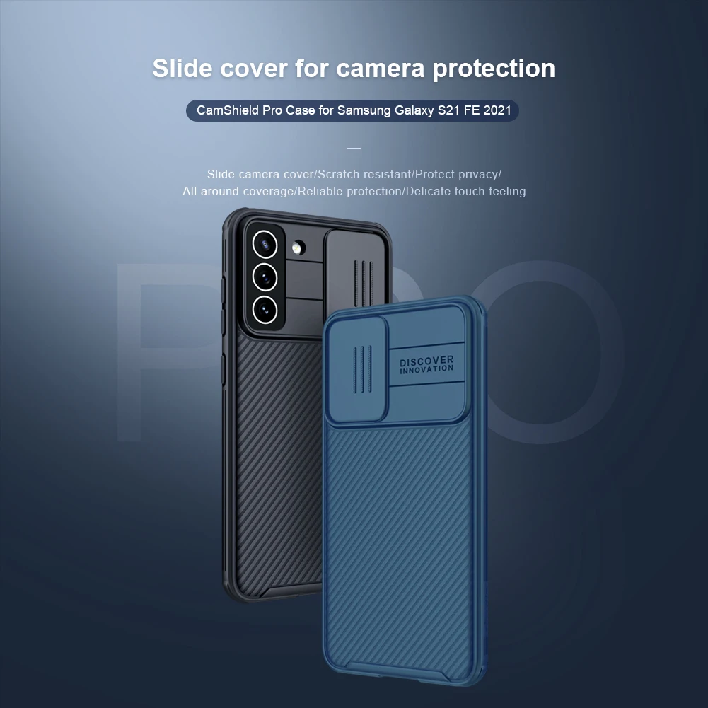 

for Samsung S21 FE Case Cover NILLKIN CamShield Pro Slide Camera Protect Privacy Phone Cases for Samsung Galaxy S21 FE 2021