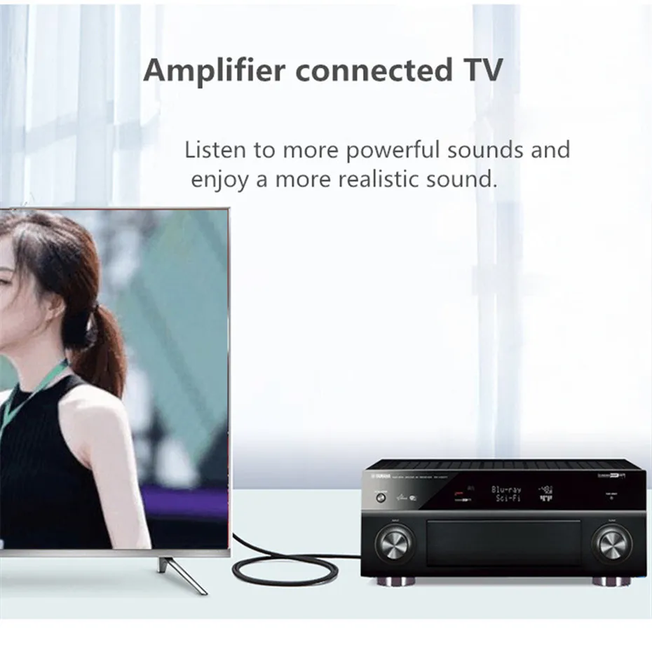 Оптоволоконный кабель Toslink HIFI 5 1 SPDIF аудио-кабель для ТВ-приставки PS4 провод