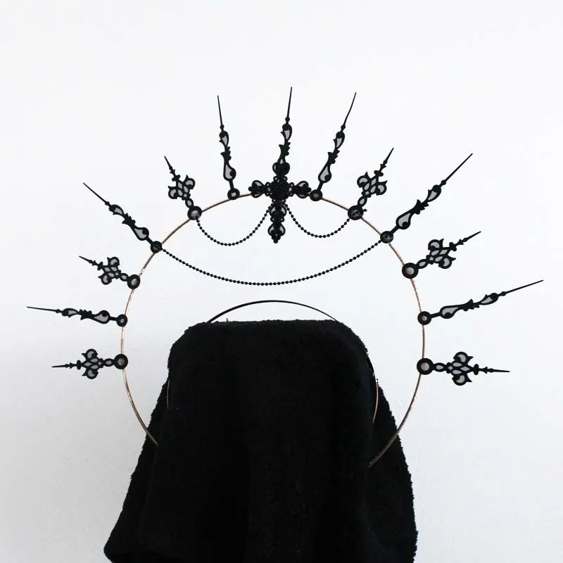 Повязка на голову Дева Хола из материала сделай сам |