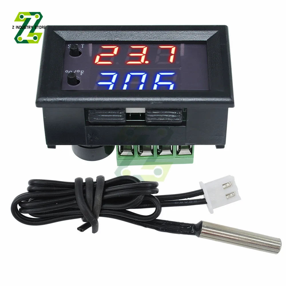 

DC 12V Digital Thermostat Temperature Controller Regulator Thermoregulator Incubator NTC Sensor W1209WK W1209 Switch Module