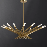 post modern bird nest led chandelier lighting gold or black g9 luxury hanging lamp for dining living room home deco chandeliers