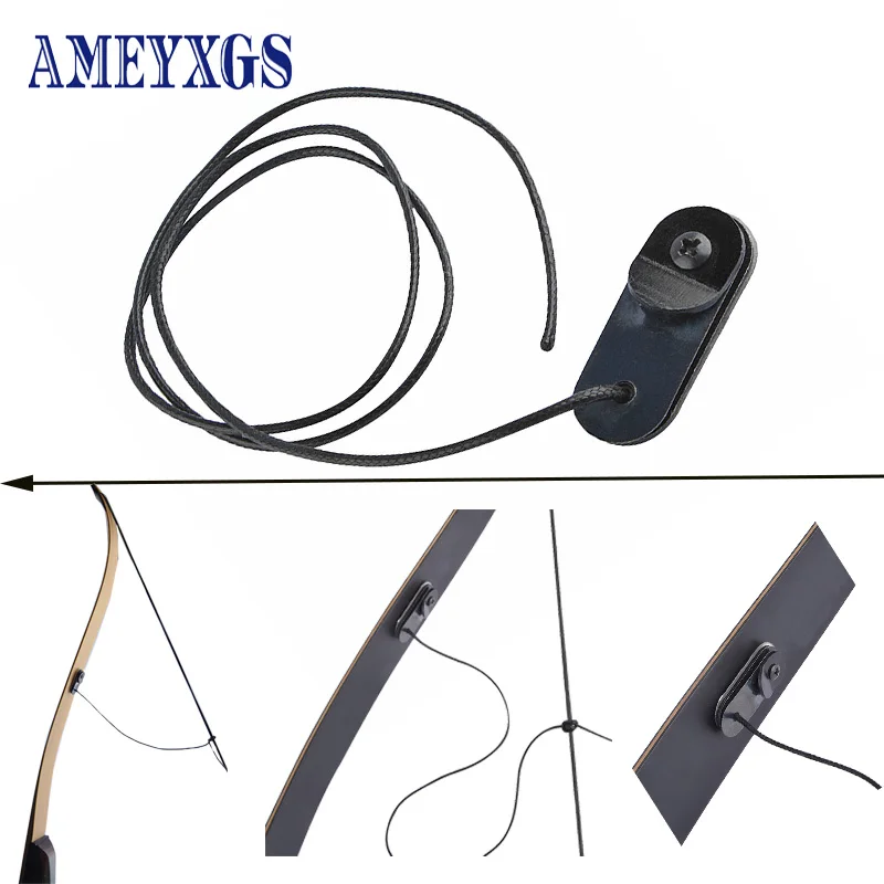 

1pc Archery Sticky Clicker Black Signal Clicker Aluminum Alloy+Spring Steel Clicker For Recurve Bow Shooting Hunting Accessories
