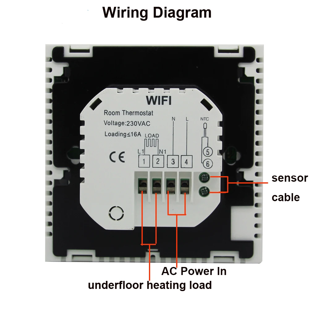 Vancoo 2 шт. умный Wifi термостат для электрического подогрева пола контроль