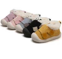 new winter baby shoes first walkers boy non slip kids boots shoes newborn baby girl shoes warm plush infants soft sole sneakers