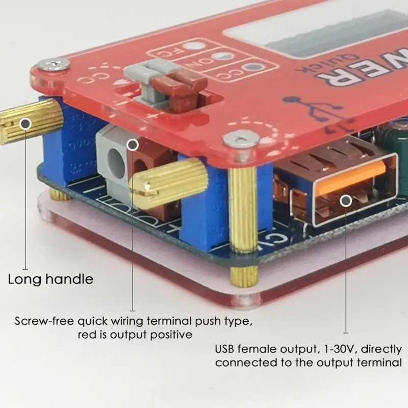 DC Регулируемый USB модуль питания Повышающий Модуль 15 Вт QC 2 0 3 FCP Быстрая зарядка # |