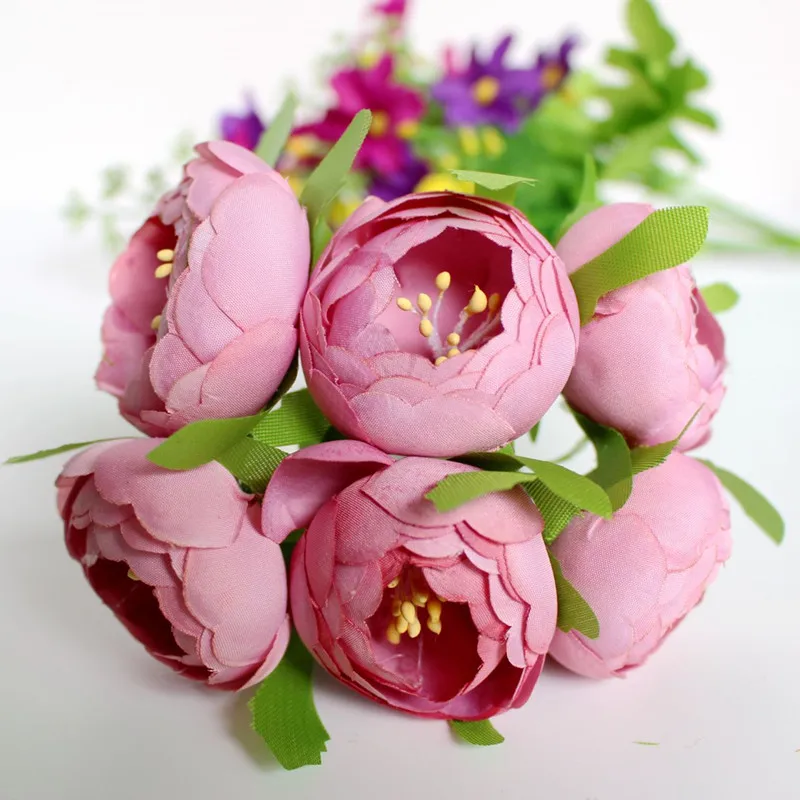 30 шт. Декоративная гирлянда из шелковой ткани 5 см | Дом и сад