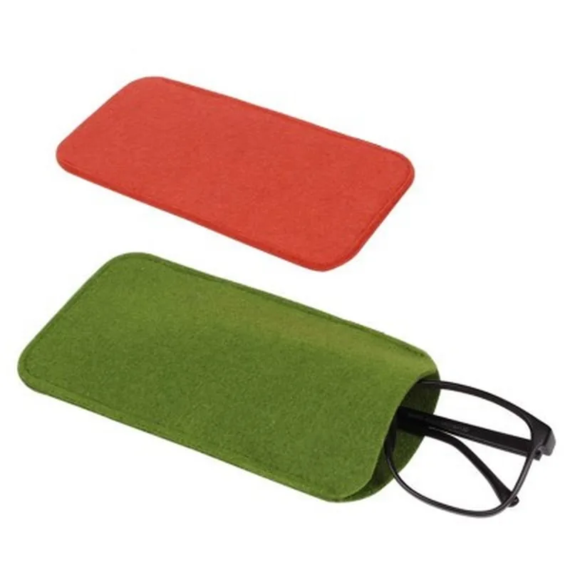Glasses Case Soft Felt Cloth Sunglasses Bag Glasses Pouch Eyewear Protector Glasses Accessories Unisex eyeglass storage