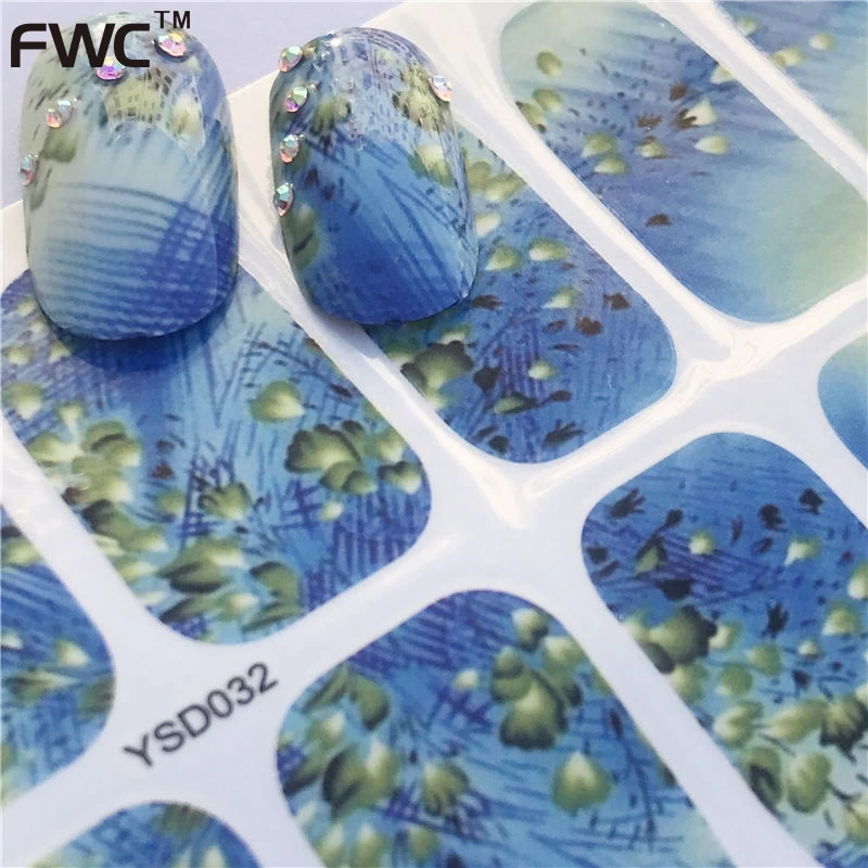 1 шт. фэнтези водные наклейки для ногтей простые DIY модели маникюрные фольги