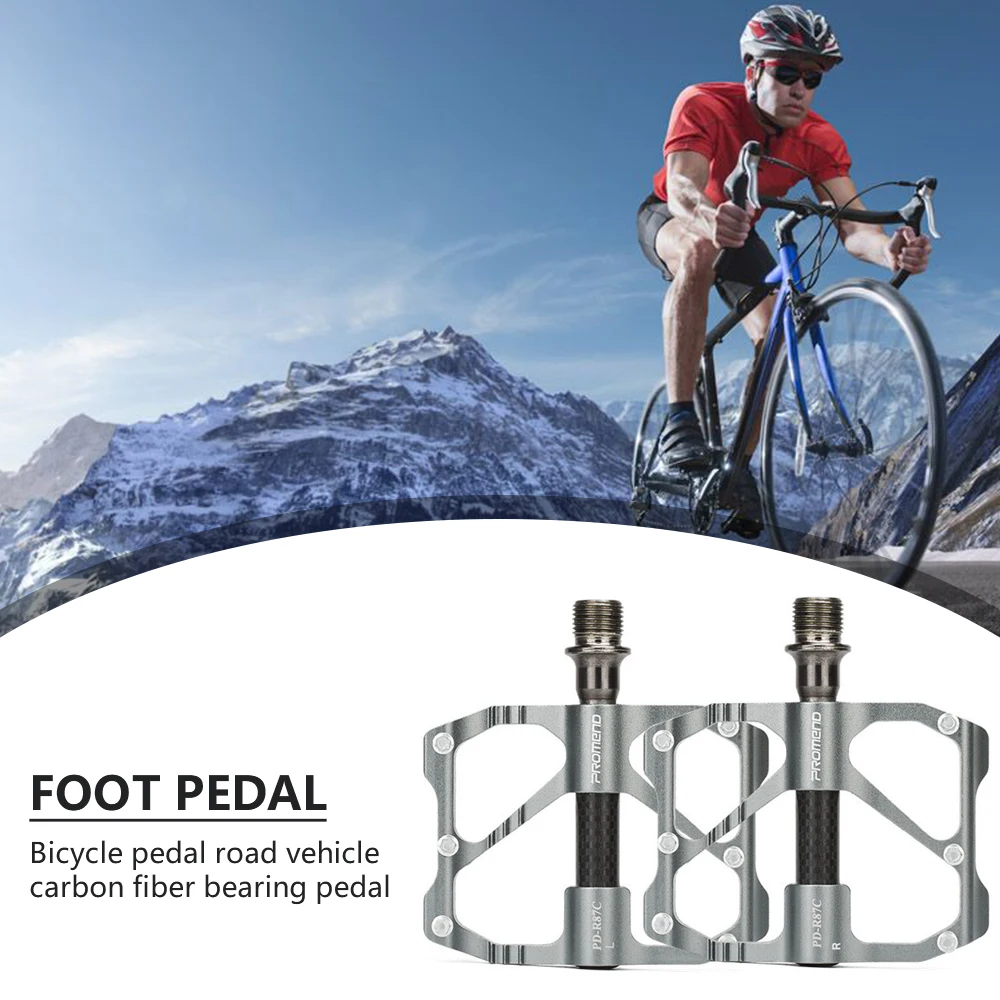 

Carbon Fiber Bike Pedal Suitable For Road Bike Professional Lightweight Anti Skid Bicycle Pedals Road Bike Pedal High Quality