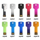 Fivestars купить Пользовательский логотип 10 шт. Бесплатный Usb флэш-накопитель 32 Гб 16 Гб металлический ключ флэш-накопитель Водонепроницаемый флэш-накопитель 8 ГБ 4 ГБ памяти U-образные палочки
