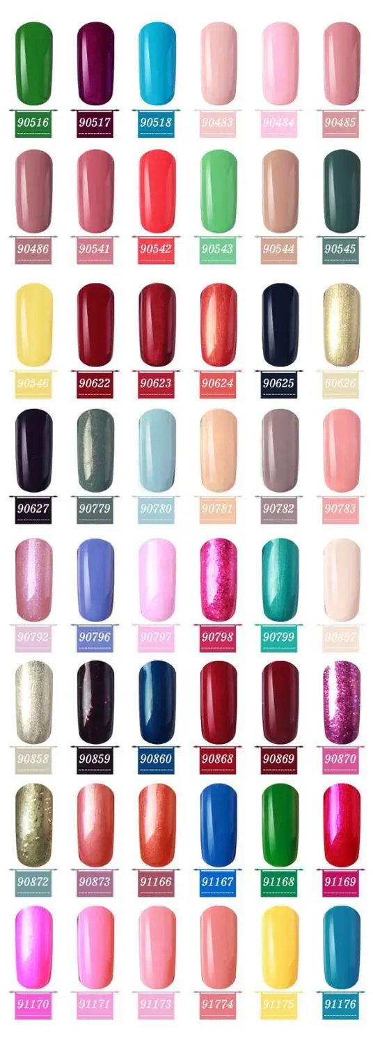 Гель-лак для ногтей УФ-светодиодный 116 модных цветов Лучший салона | Красота и