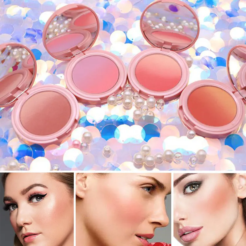 Новая палитра румян для макияжа натуральный макияж румяна пудра 3d-контур лица