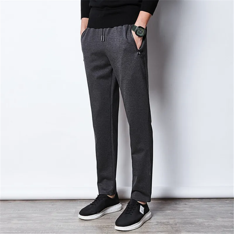 Мужские повседневные брюки мужские большого размера одежда для мужчин черные