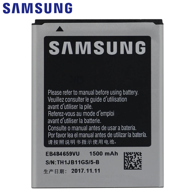 Samsung аккумулятор для телефона EB484659VU 1500 мАч для samsung GALAXY W T759 i8150 S8600 S5820 I8350 I519 X Чехол S5690 N900P