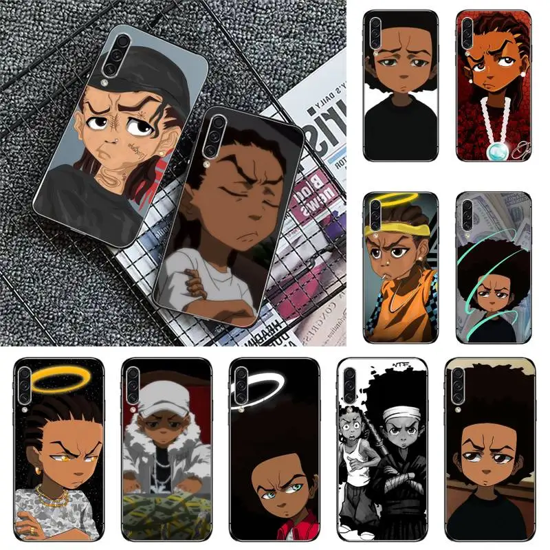 

Cartoon The Boondocks Phone Case For Samsung galaxy A S note 10 7 8 9 20 30 31 40 50 51 70 71 21 s ultra plus