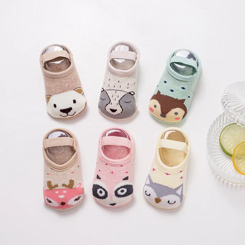 

PatPat Baby Toddler Cartoon Animal Floor Socks Baby Toddler Girl Footwear Socks