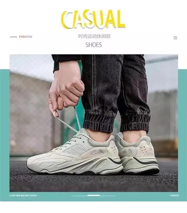 

Lovers walking shoes fashion and ventilation of the outdoor 700 men's shoes women 35-45 comfortable sports shoes