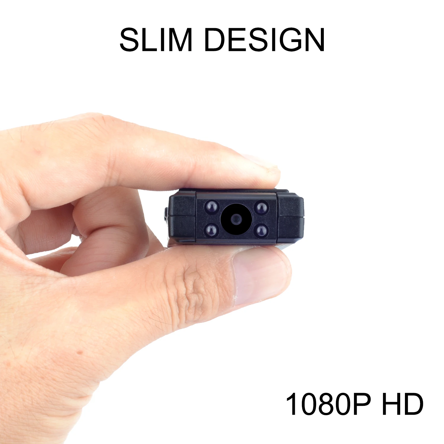 

Миниатюрная цифровая видеокамера V380 с зажимом, 1080P, запись голоса и ночного видения