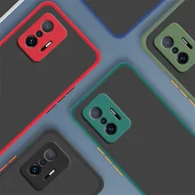 For Xiaomi 11T Pro Case For Xiaomi 11T Pro Cover Silicone Matte Translucent Coque For Mi 11 10T 10 Pro Ultra Poco M3 X3 Fundas