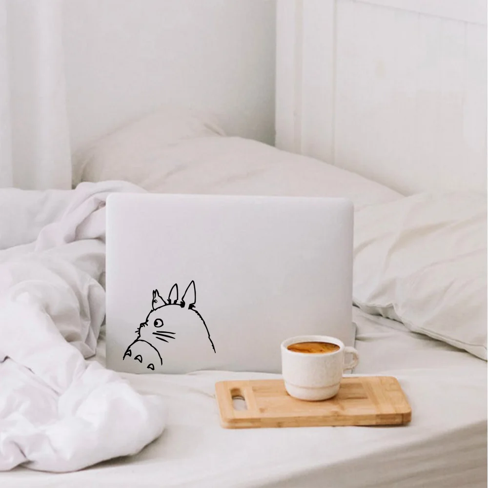 Милый стикер для ноутбука Totoro Vynil Lenovo/Xiaomi/Hp/Asus украшение кожи|Наклейки ноутбуков| |