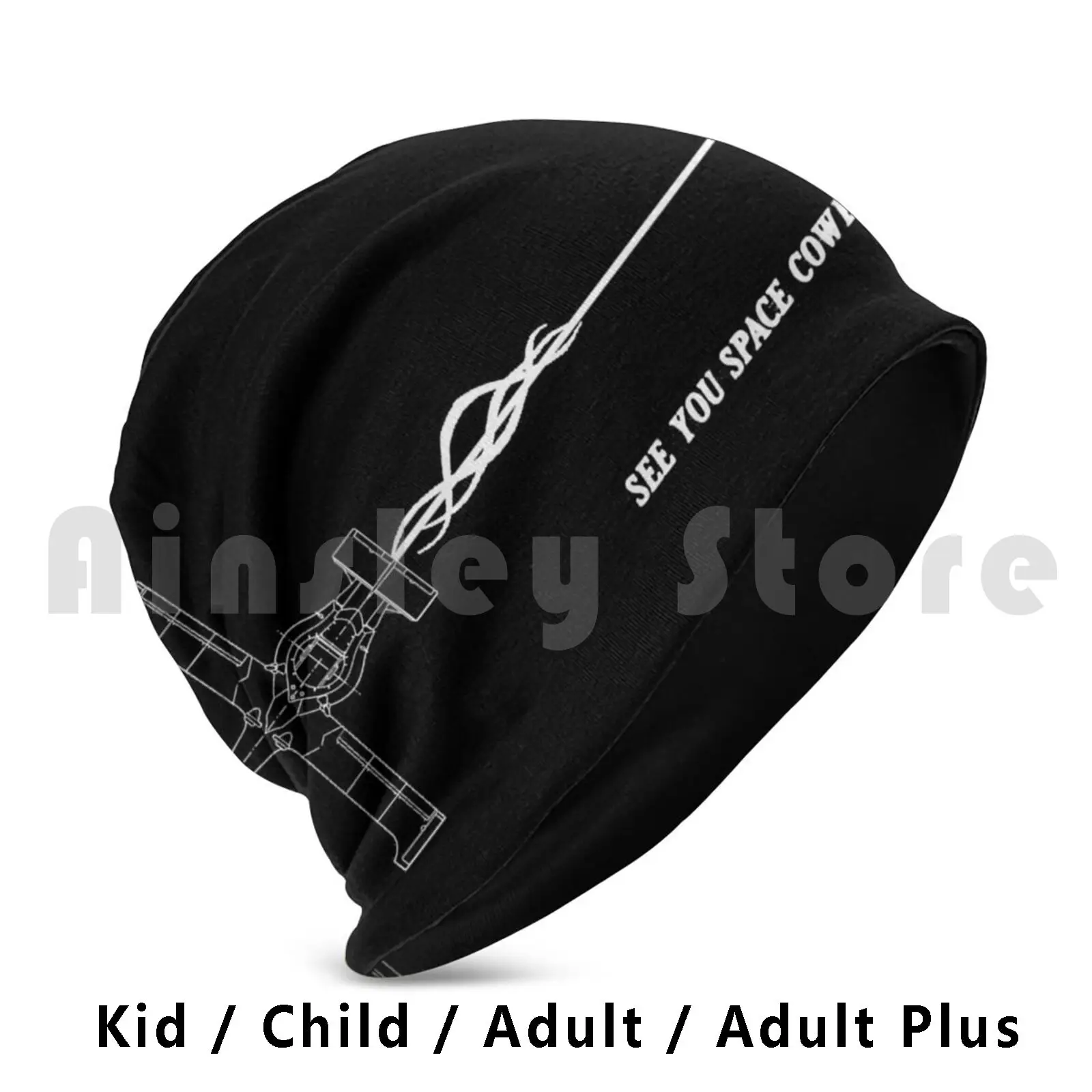 

Шапка-бини в ковбойском стиле, с принтом