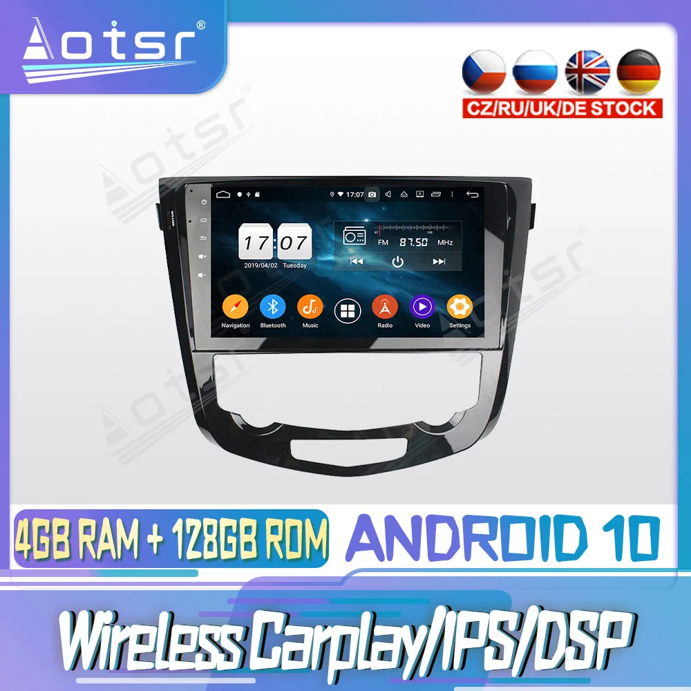 

Android 10 PX6 128G для NISSAN Qashqai AT 2013 - 2016 DVD GPS навигация Авто Радио стерео видео мультимедиа плеер головное устройство 2din