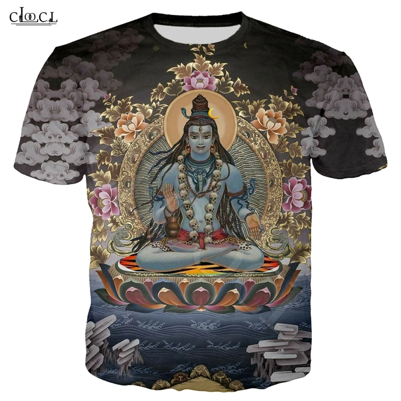 

Hindu God Lord Shiva T Shirt Women Men 3D Print Lord Shiva T-shirts Tops Short Sleeve Casual Streetwear Pullovers Drop Shipping