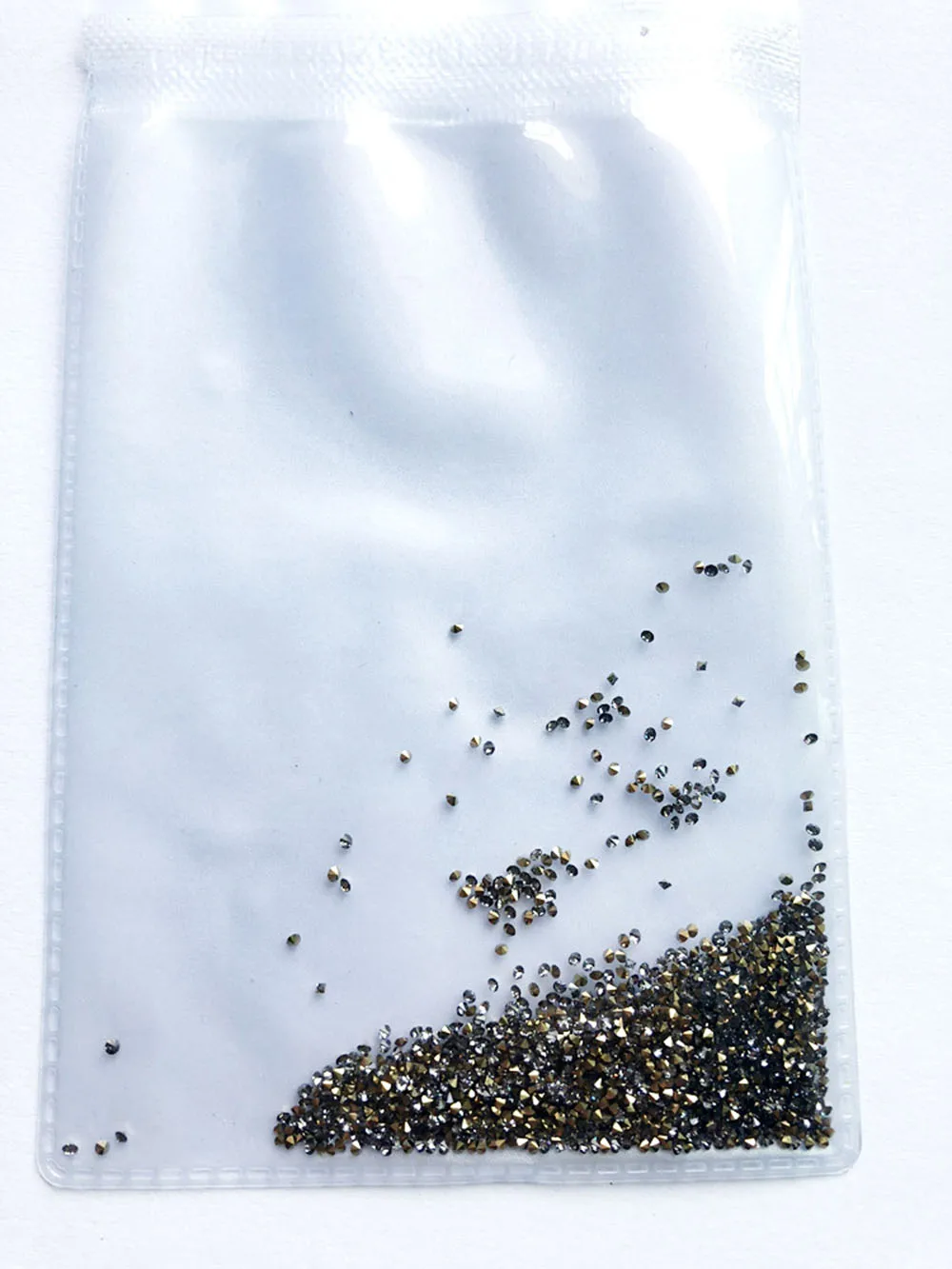 10g/bag 1400pcs 1.3mm Micro Zircon Nail Art Rhinestones Sharp-Bottom Crystal Glass Manicure Decorations Mini | Красота и здоровье