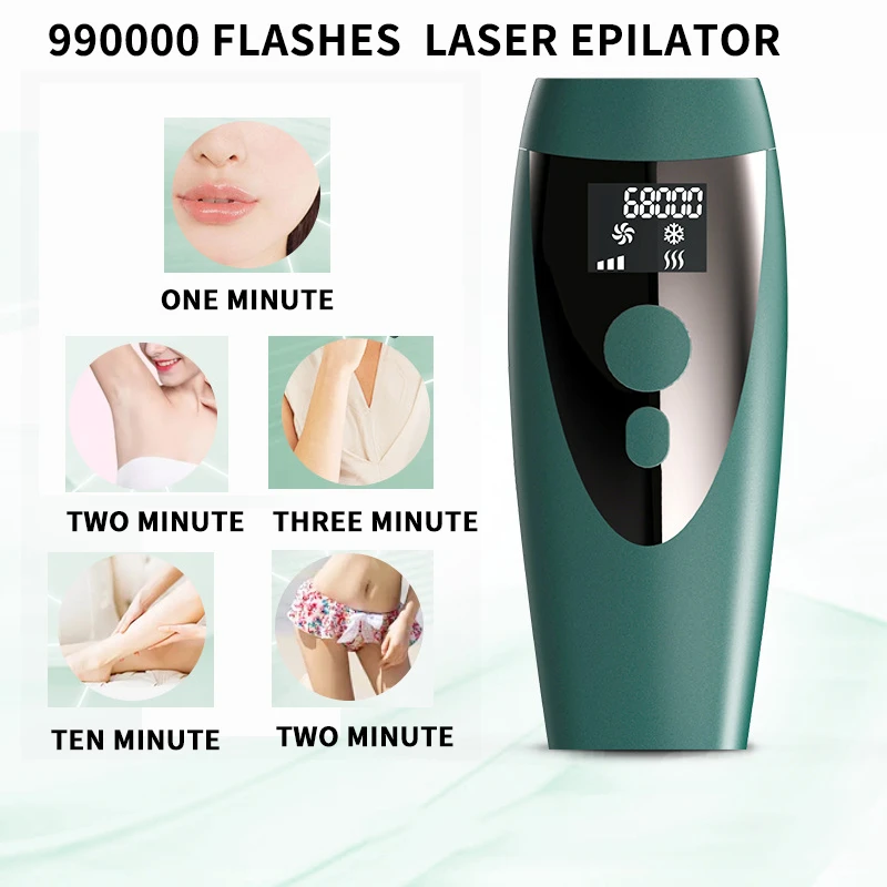 Фотоэпилятор IPL постоянный безболезненный лазерный эпилятор мигает